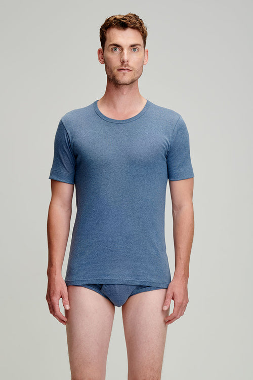 T-Shirt mit Rundhalsausschnitt – Bio-Baumwolle - Armor-lux - 1