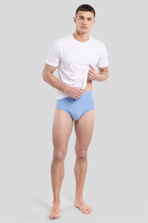 Slip ouvert taille haute - coton léger biologique - Armor-lux - 4