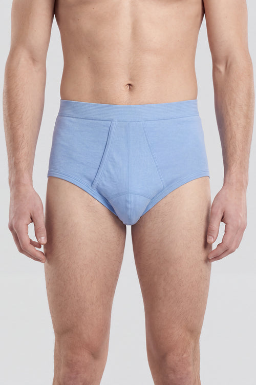 Slip ouvert taille haute - coton léger biologique - Armor-lux - 2
