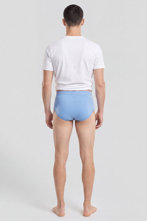 Slip ouvert taille haute - coton léger biologique - Armor-lux - 3