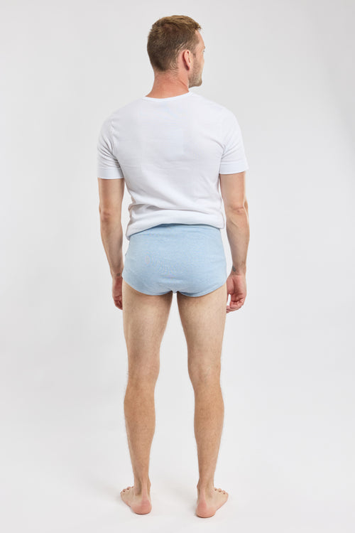 Slip ouvert taille haute - coton léger biologique - Armor-lux - 3