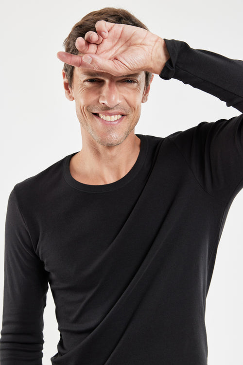 T-shirt manches longues - coton issu de l’agriculture biologique  et kapok - Armor-lux - 2