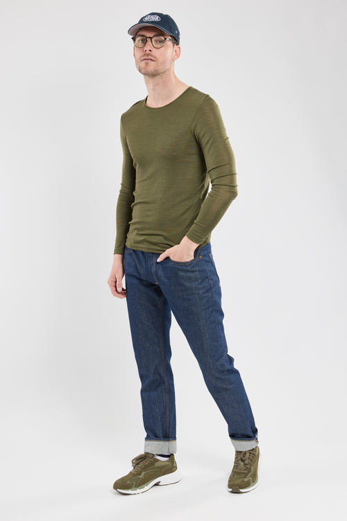 T-Shirt mit langen Ärmeln – Wolle und Seide - Armor-lux - 3