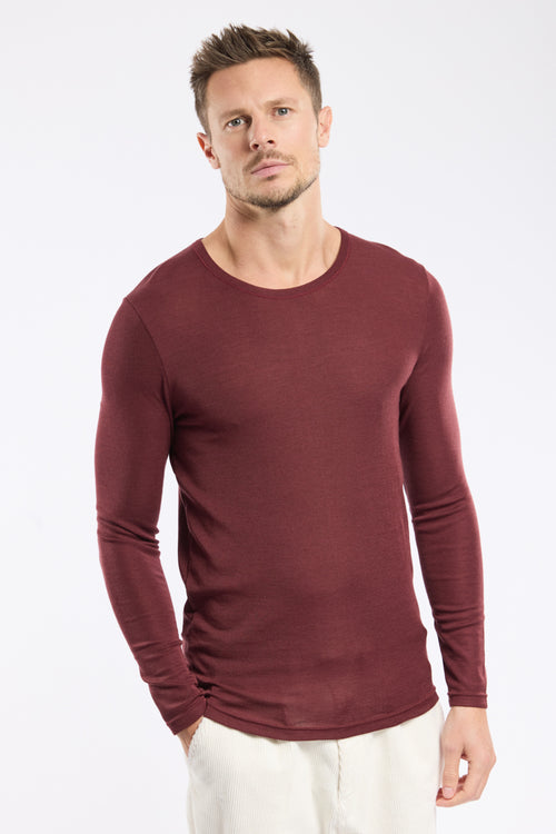 Long sleeved T-shirt - wool - Armor-lux - 1