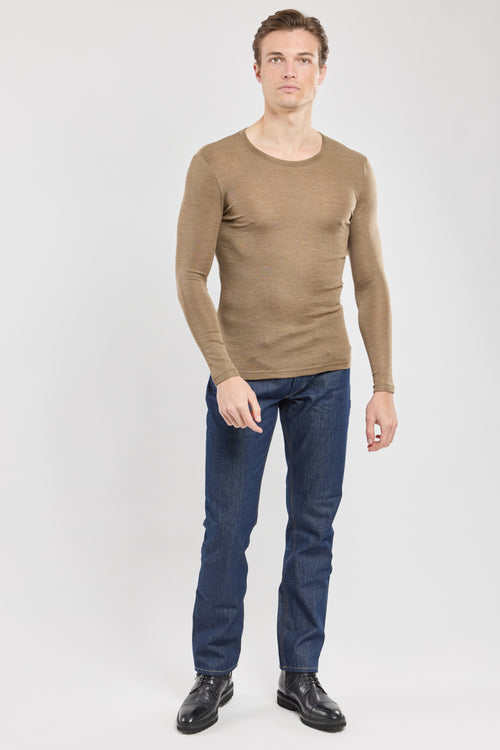 T-shirt manches longues - laine et soie - Armor-lux - 4