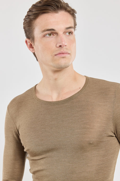 T-shirt manches longues - laine et soie - Armor-lux - 2