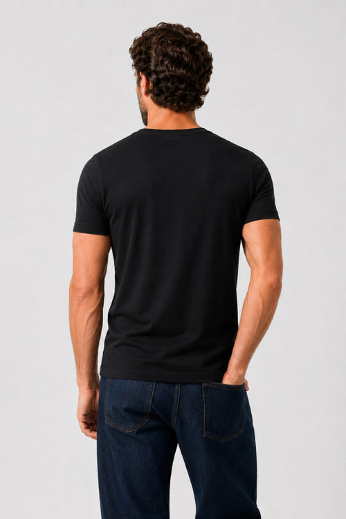 Einfarbiges T-Shirt – Lyocell und Baumwolle - Armor-lux - 3