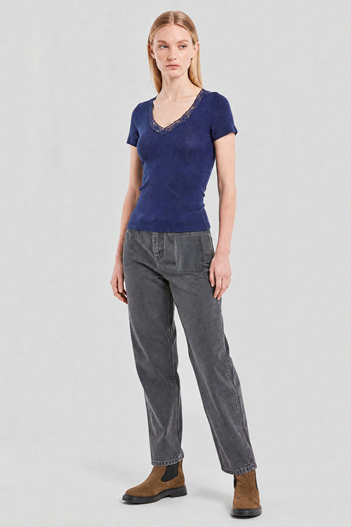 Short-sleeve T-shirt - wool and silk - Armor-lux - 3