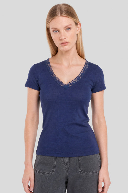 Short-sleeve T-shirt - wool and silk - Armor-lux - 1