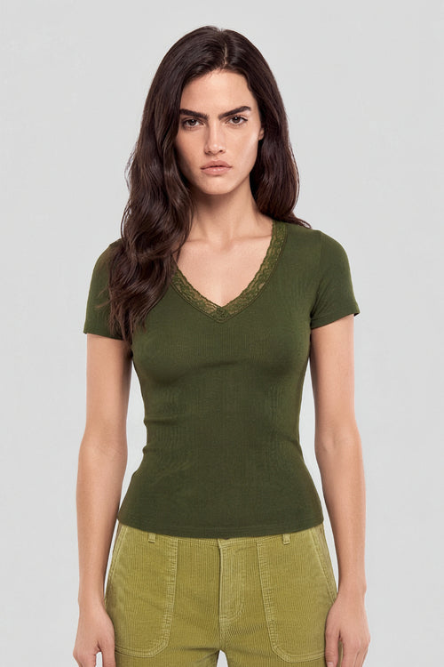 Short-sleeve T-shirt - wool and silk - Armor-lux - 1