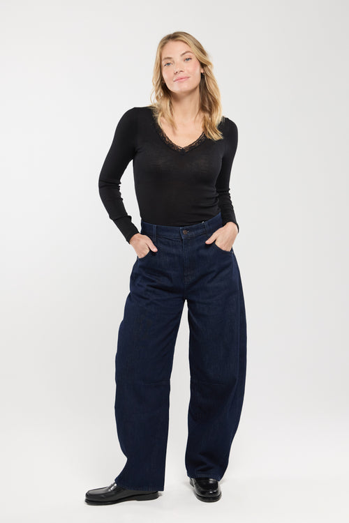 T-shirt manches longues- laine et soie - Armor-lux - 3