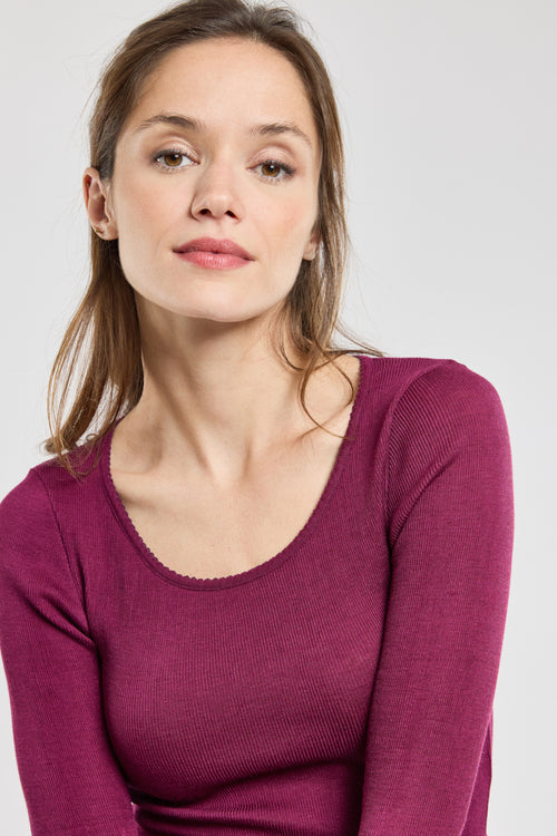T-shirt manches longues - laine et soie - Armor-lux - 3