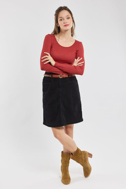 T-shirt manches longues - laine et soie - Armor-lux - 4