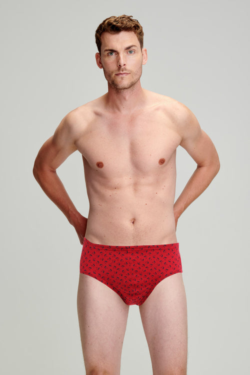 Slip mit „voiliers-Motiv – leichte Bio-Baumwolle - Armor-lux - 1