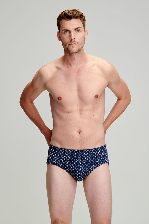 Slip mit „voiliers-Motiv – leichte Bio-Baumwolle - Armor-lux - 1