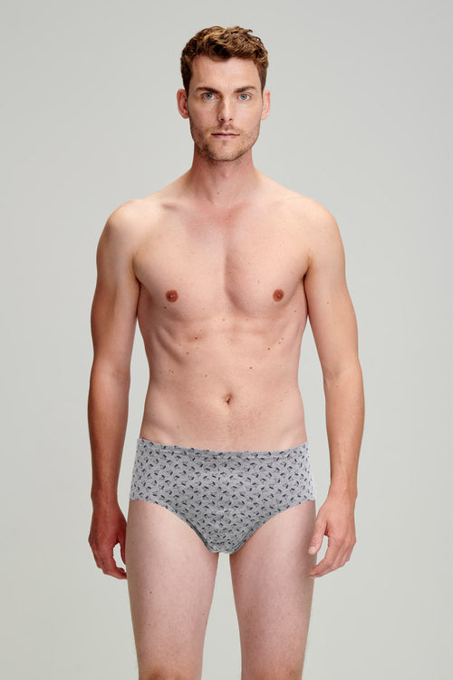 Slip mit „voiliers-Motiv – leichte Bio-Baumwolle - Armor-lux - 1