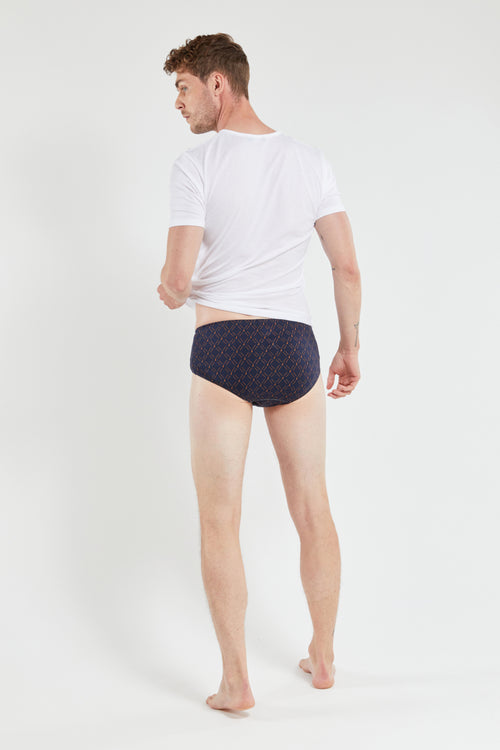 Bedruckter Slip - Baumwolle - Armor-lux - 3