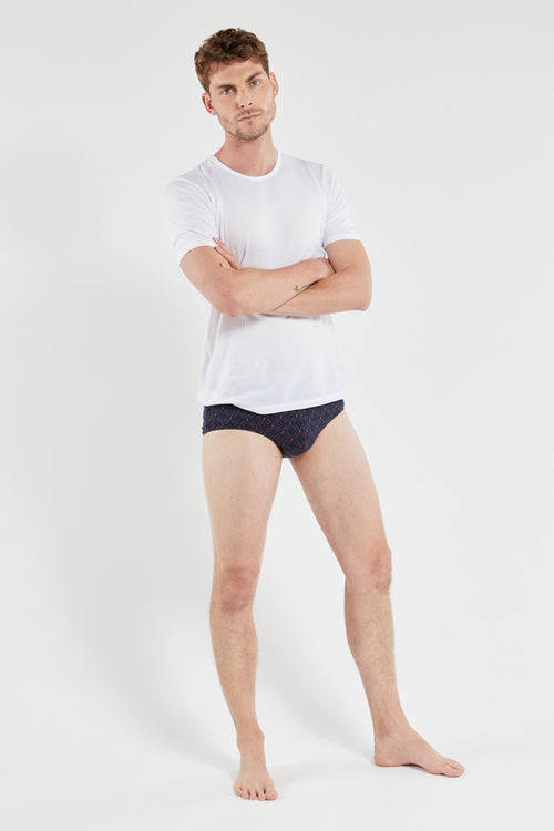 Printed briefs - cotton - Armor-lux - 4
