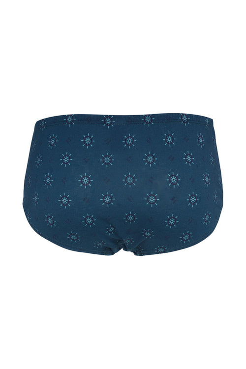Slip mit Marine-Print - Baumwolle - Armor-lux - 2