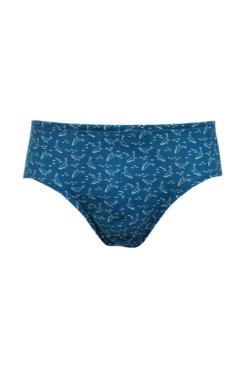 Printed briefs - lightweight organic cotton - Armor-lux - 1
