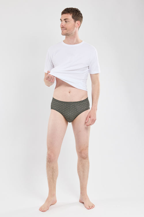 Briefs with sardine motifs - light cotton - Armor-lux - 4