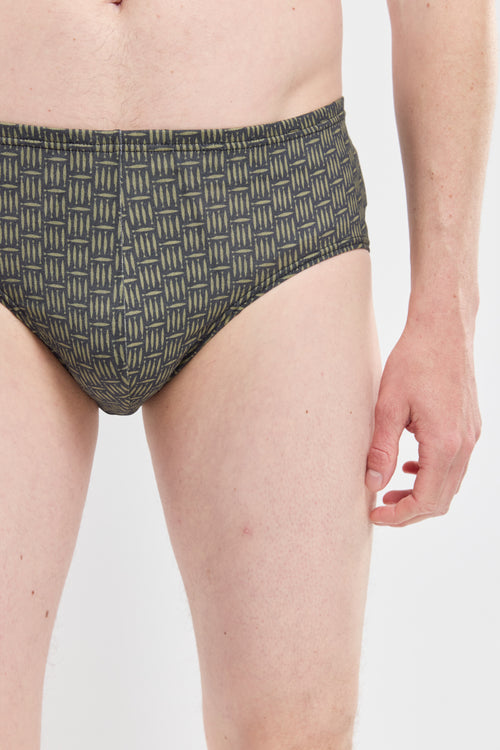 Briefs with sardine motifs - light cotton - Armor-lux - 2