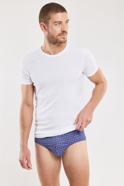 Geometric briefs - lightweight organic cotton - Armor-lux - 1