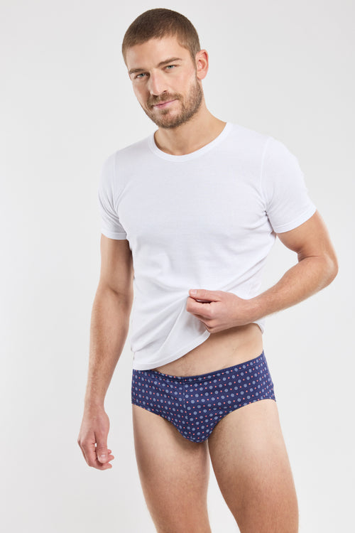 Mit Punkten bedruckter Slip – Baumwolle aus biologischem Anbau - Armor-lux - 2