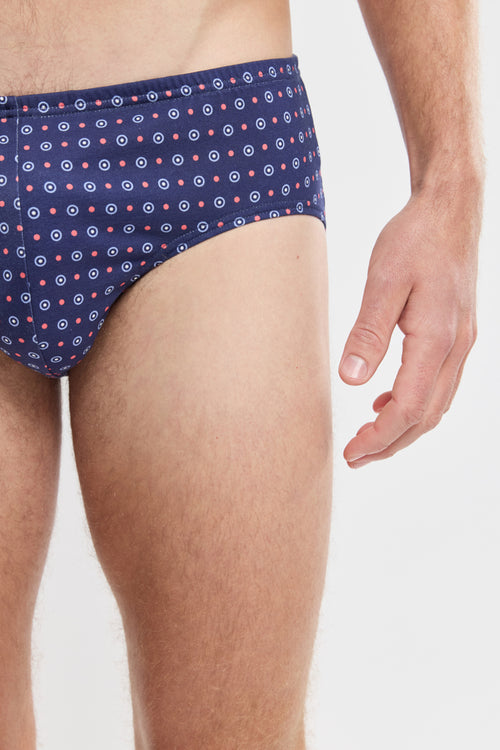 Mit Punkten bedruckter Slip – Baumwolle aus biologischem Anbau - Armor-lux - 3