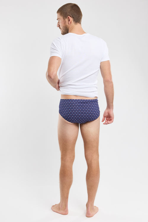Mit Punkten bedruckter Slip – Baumwolle aus biologischem Anbau - Armor-lux - 4