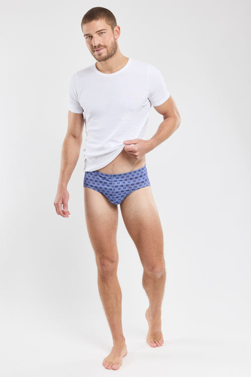 Geometric briefs - lightweight organic cotton - Armor-lux - 3