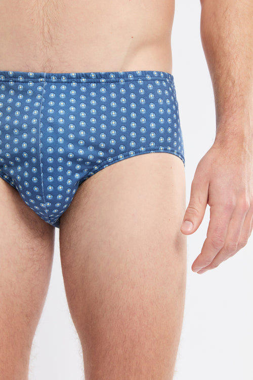 Slip imprimé pois - coton issu de l