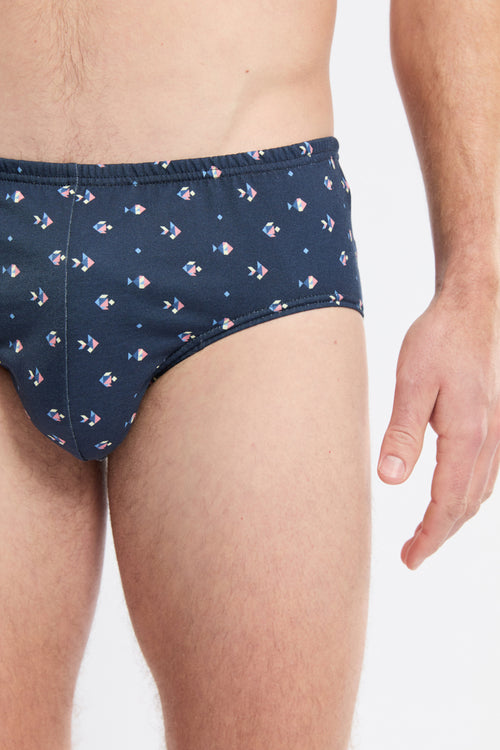 Slip imprimé - coton issu de l