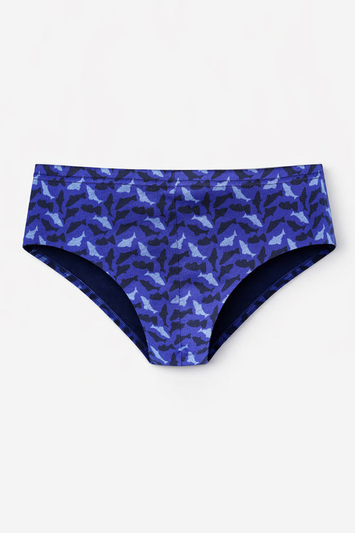 Slip imprimé - coton issu de l