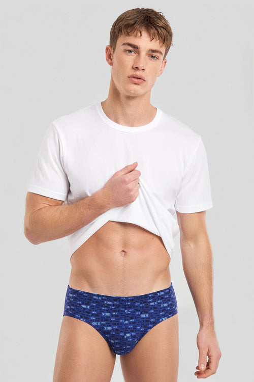 Printed briefs - organic cotton - Armor-lux - 1