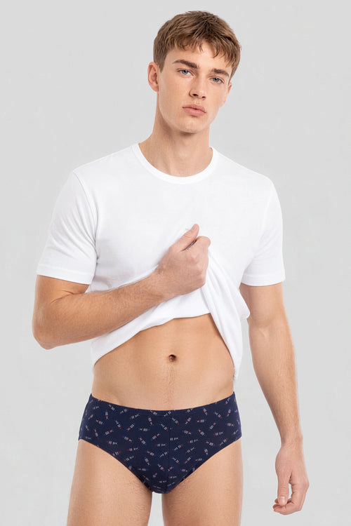 Printed briefs - organic cotton - Armor-lux - 1