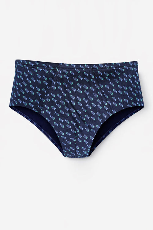 Printed briefs - organic cotton - Armor-lux - 1