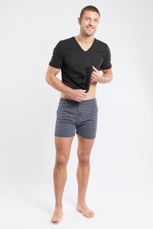 Caleçon micro-motifs - coton léger issu de l’agriculture biologique - Armor-lux - 3