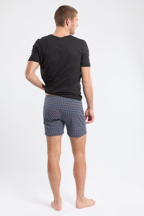 Micro-patterned boxer shorts - light organic cotton - Armor-lux - 4