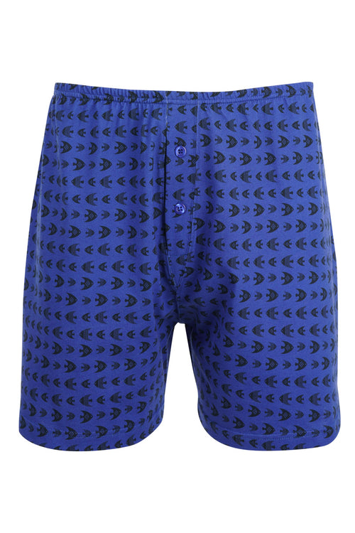 Fish pattern boxer shorts - organic cotton - Armor-lux - 1