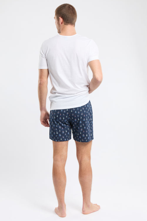 Boat print boxer shorts - organic cotton - Armor-lux - 4