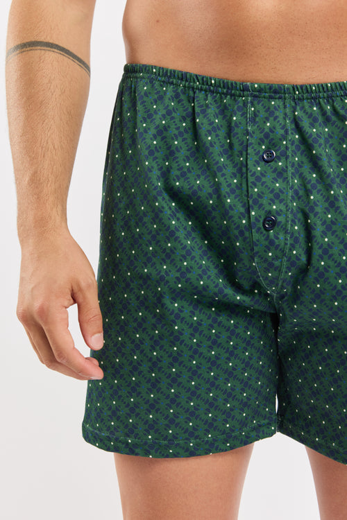 Printed boxer shorts - cotton - Armor-lux - 2