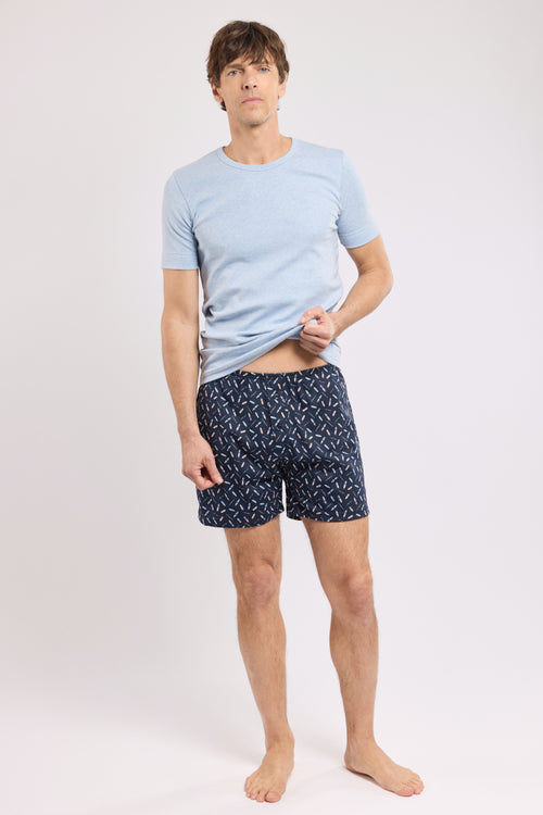 Printed boxer shorts - lightweight organic cotton - Armor-lux - 3