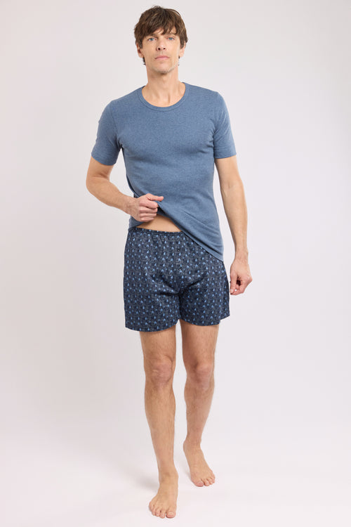 Printed boxer shorts - lightweight organic cotton - Armor-lux - 3