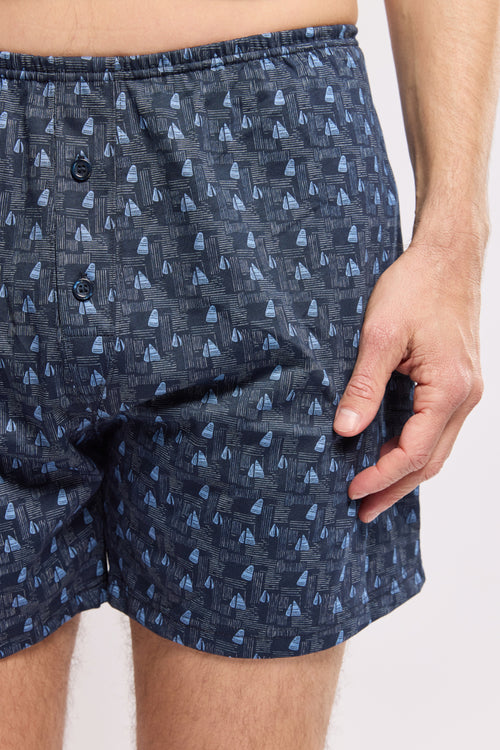 Printed boxer shorts - lightweight organic cotton - Armor-lux - 2