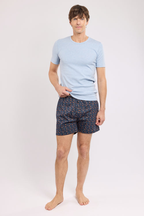 Printed boxer shorts - lightweight organic cotton - Armor-lux - 3
