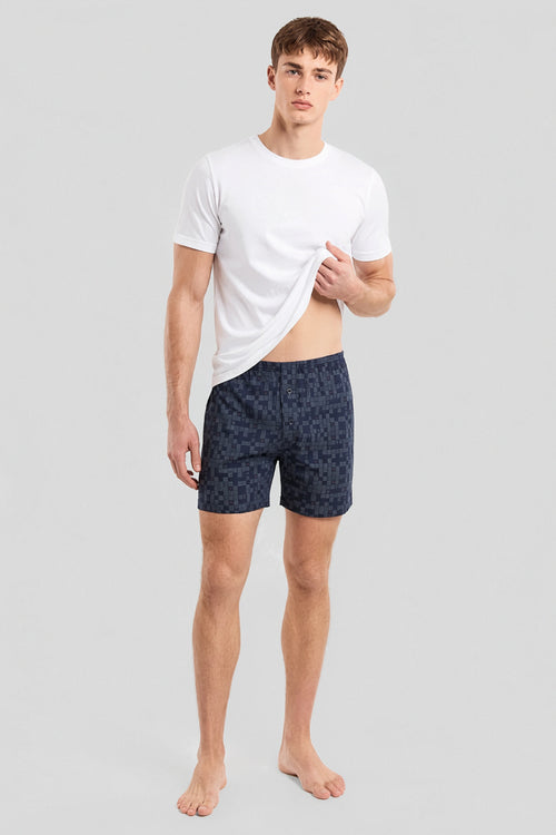 Printed boxer shorts - organic cotton - Armor-lux - 1
