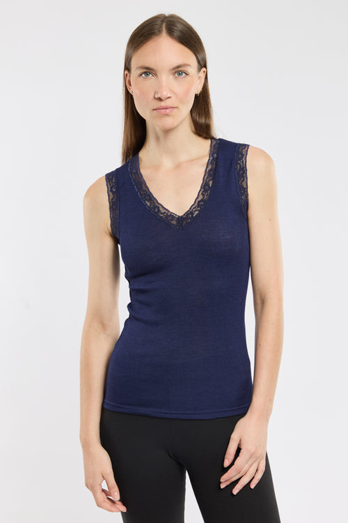 Débardeur - laine et soie - Armor-lux - 4