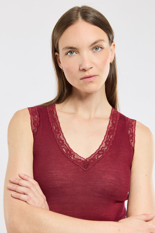 Vest top — wool and silk - Armor-lux - 2