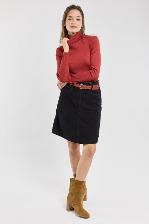 T-shirt col roulé - laine et soie - Armor-lux - 4